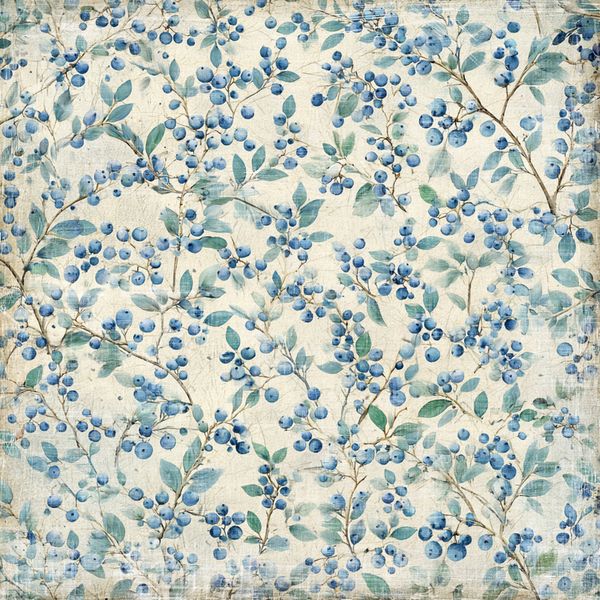 Summer Garden - Blue flowers