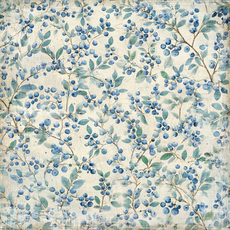 Summer Garden - Blue flowers