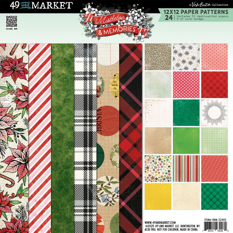 Mistletoe And Memories - Paper Pad 12