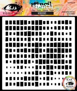 Hovedbilde Windows 6x6 Inch Stencil