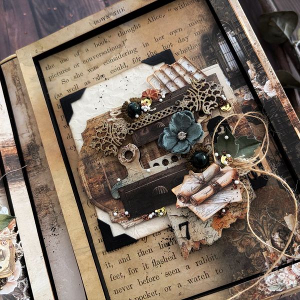 In the library 12x12