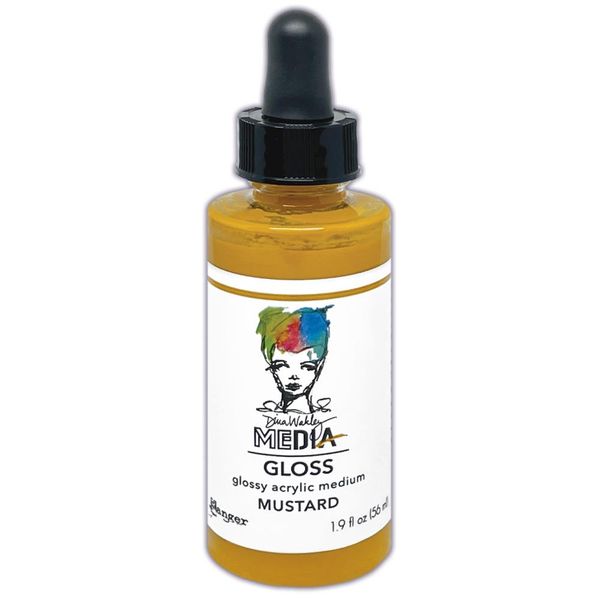 Dina Wakley Media Gloss - MUSTARD