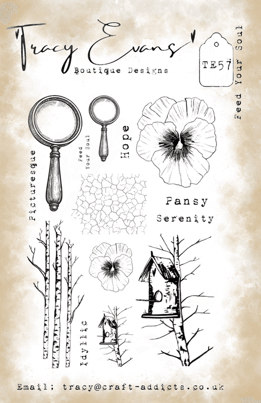 (TE057) Feed Your Soul A5 Stamp 