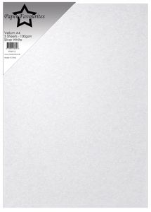 Hovedbilde Vellum A4 Silver White 100g ...
