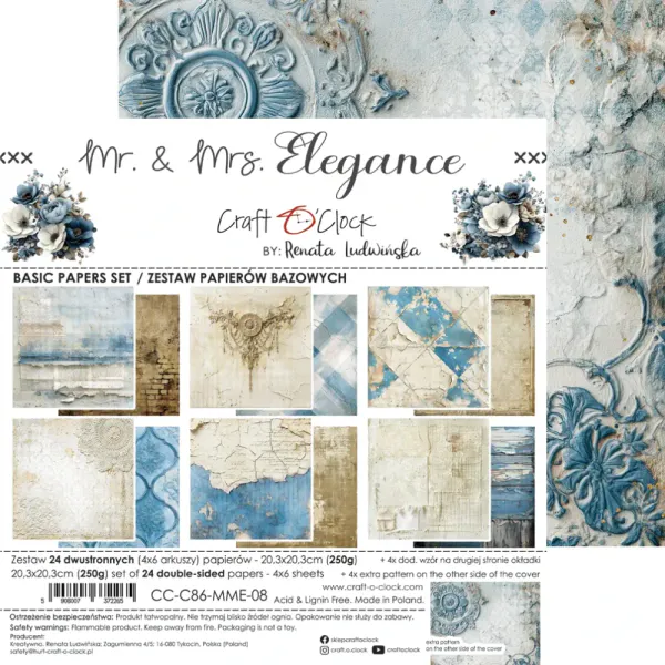 MR. & MRS. ELEGANCE - 20,3X20,3CM - MIX