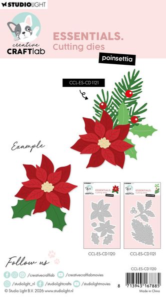 Poinsettia Essentials Cutting Dies