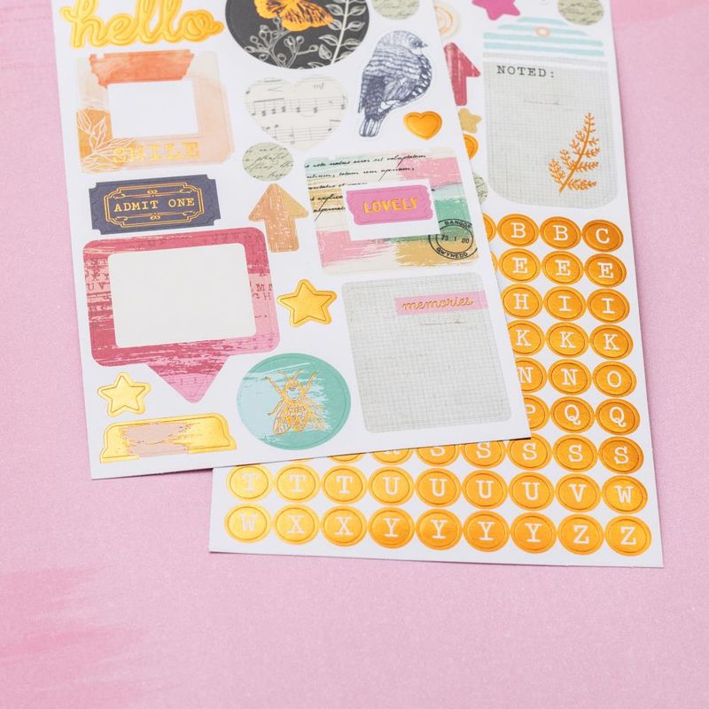 Beautiful Things Cardstock Stickers - W/Copper Foil