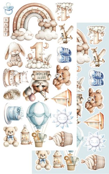 Alchemy of Art Extras to Cut Baby Boy – 30,5&times;15 cm