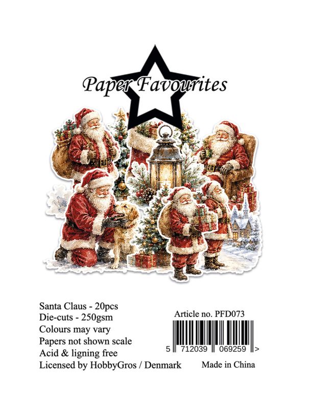 Die-Cuts A7 Santa Claus (20pcs) (PFD073)