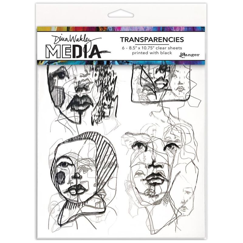 Media Transparencies - Abstract Portraits Set 2