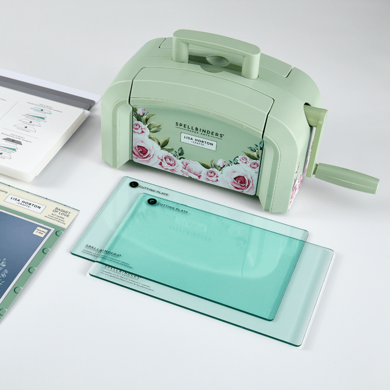 Platinum SIX Die Cutting & Embossing Machine - Lisa Horton Crafts Special Edition Sage Green