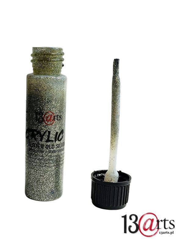ACRYLIC INK Glitter - Old Silver 20ml