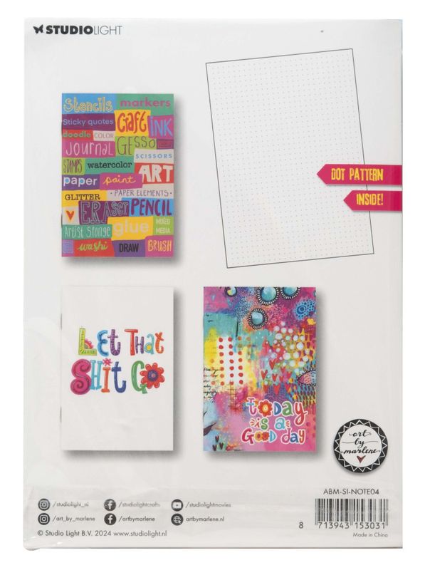 Signature Collection Bullet Journals A5 Dot Pattern (3pcs)