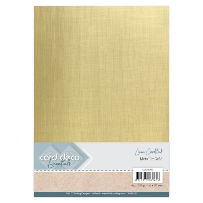 Hovedbilde Linen Cardstock - Metallic ...