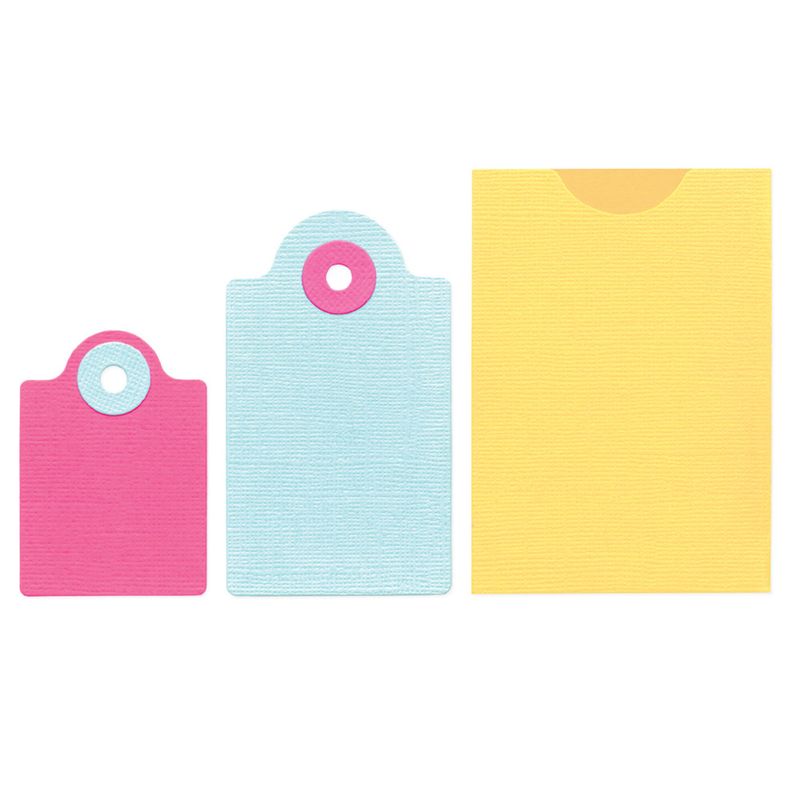 Thinlits Die Set Ephemera Pocket & Tags (4pcs) by Eileen Hull