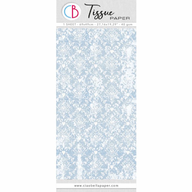 Tissue Paper 69x49cm Blue Provence 