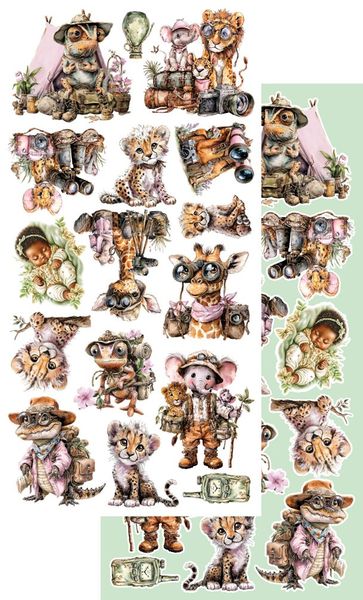 Alchemy of Art Extras to Cut Wild Advetures - 10X – 30,5&times;15 cm