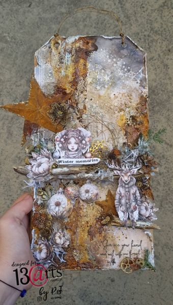 Paper pad GRUNGY WINTER 12x12"
