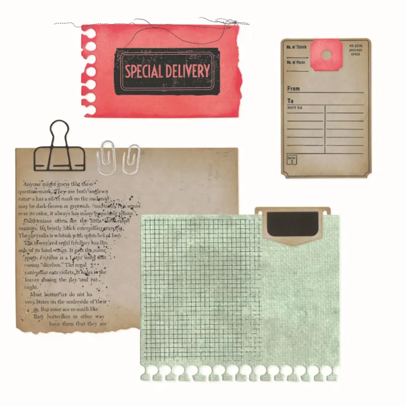 Clear Stamps Set 10pcs & 10pcs Framelits Creative Combos