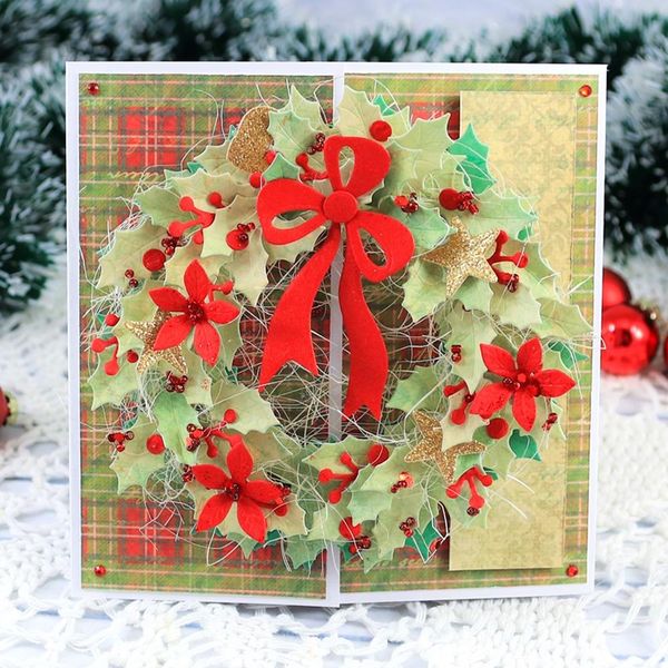 Elizabeth Craft - Holiday Wreath