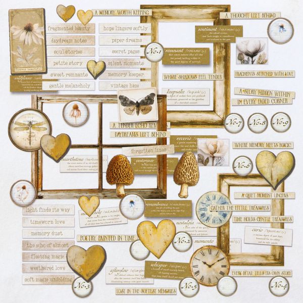 Faded Memory Lane - Chipboard Set
