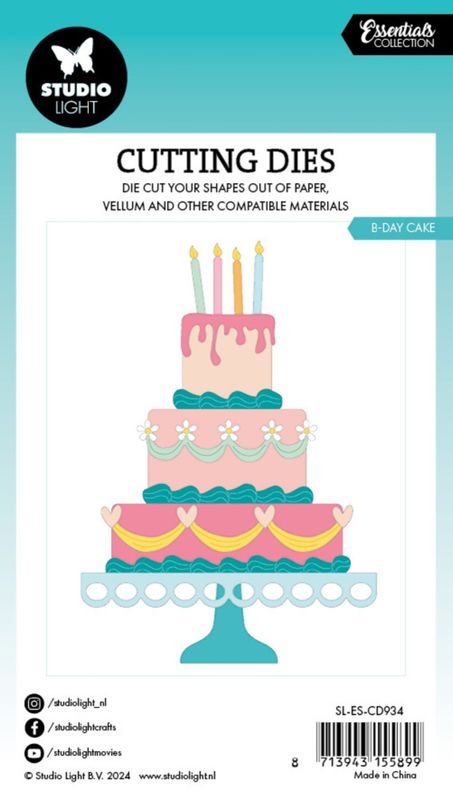 B-Day Cake Essentials Cutting Die
