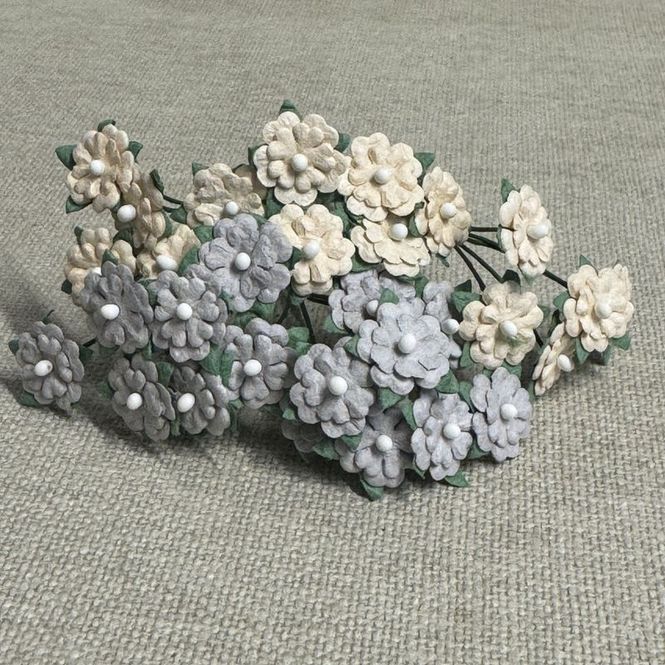 Hovedbilde MINIBLOMSTER, BEIGE OG GRÅ