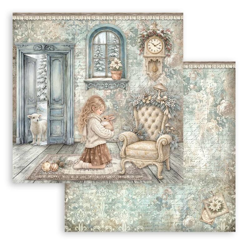 White Christmas 12x12 Inch Paper Pack by Cristina Radovan