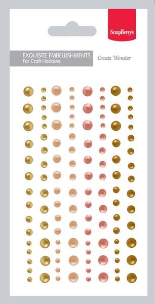 Adhesive halfpearls set 06