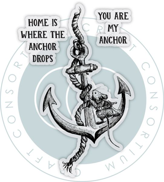 Oliver's Adventures A6 Clear Photopolymer Stamp Set Anchor 