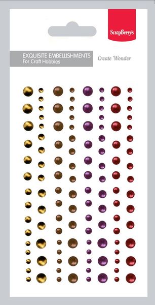 Adhesive halfpearls set 07