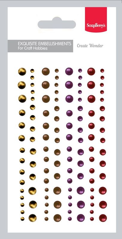 Adhesive halfpearls set 07