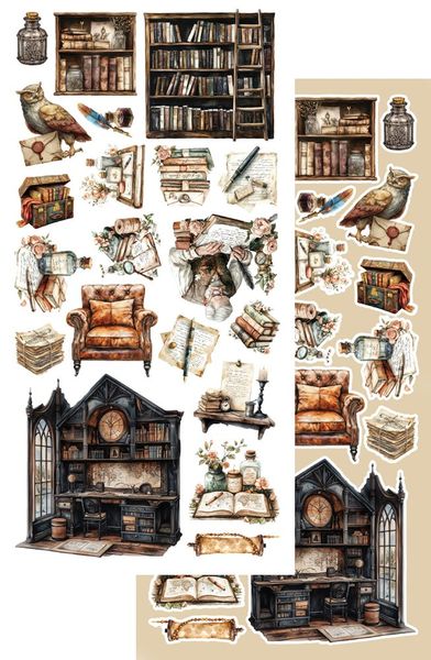 Extras to Cut - In the library