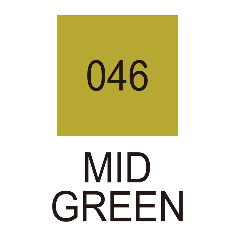 ZIG Clean Color Real Brush 046 Mid Green 