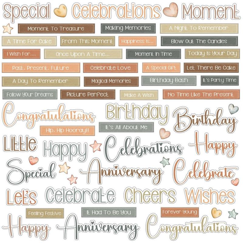 Little Celebrations - Chipboard Set