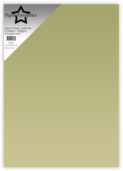 Smooth Mint A4 Mirror Card Matte 250gsm 