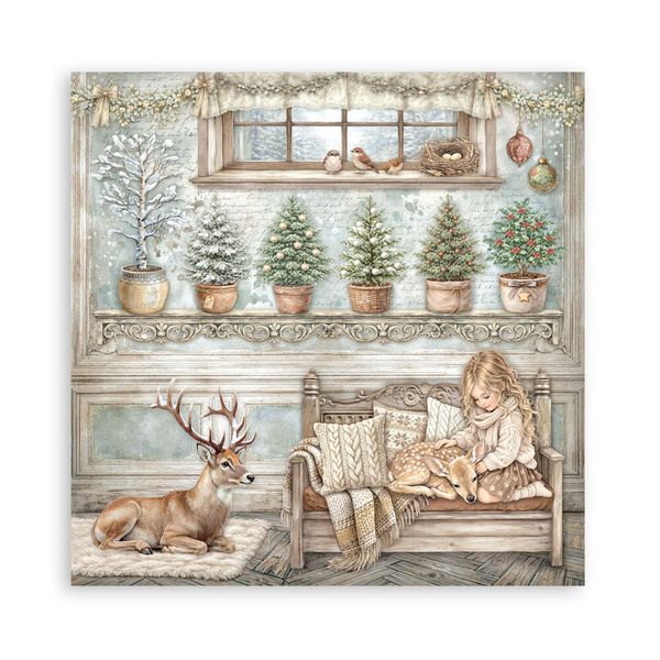 White Christmas 12x12 Inch Paper Pack (Single Face) by Cristina Radovan