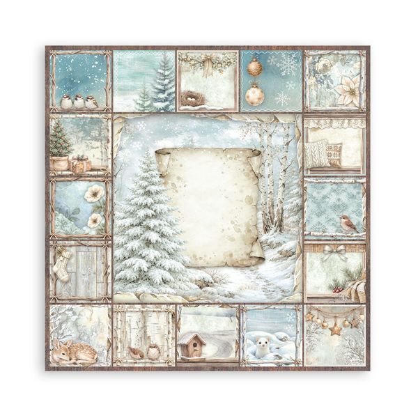 White Christmas 12x12 Inch Paper Pack (Single Face) by Cristina Radovan