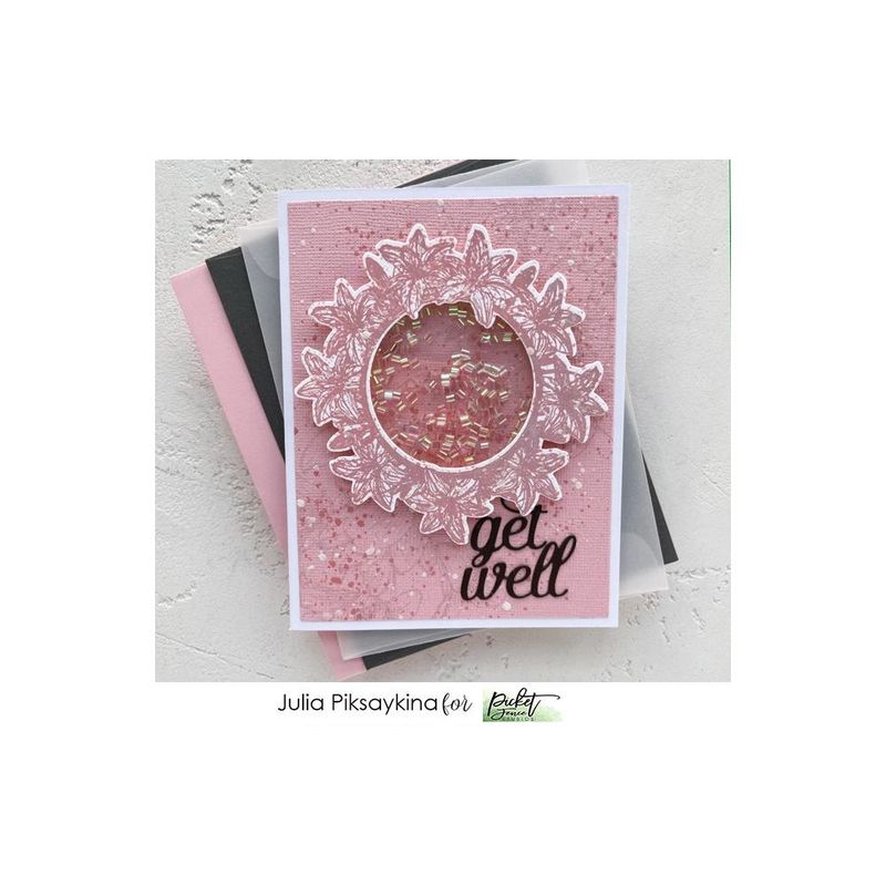 Picket Fence Shaker Garnish - Spring Pink