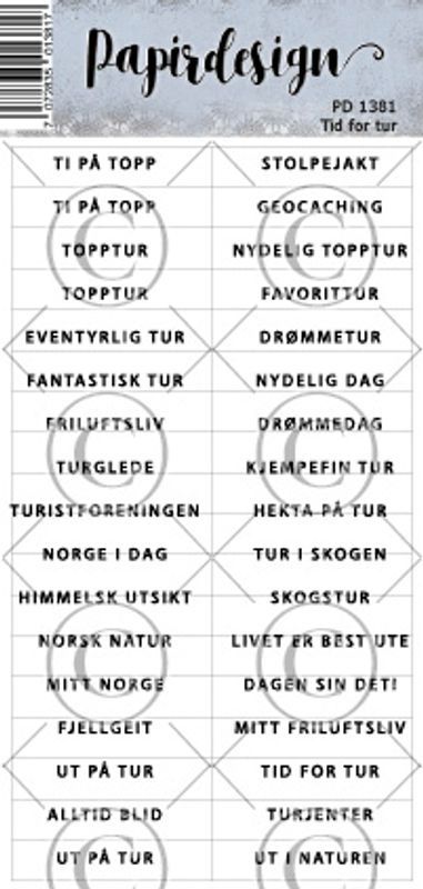 TID FOR TUR