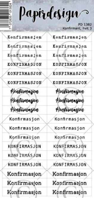 Hovedbilde Konfirmant, hvit 3