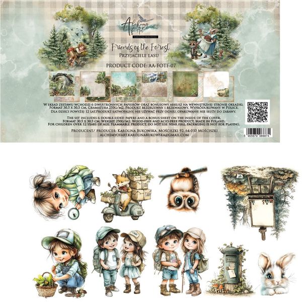 Alchemy of Art Paper Collection Friends of the forest 30&times;30