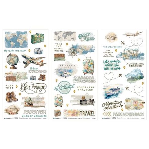 Travel Diaries - Rub ons - Blendable