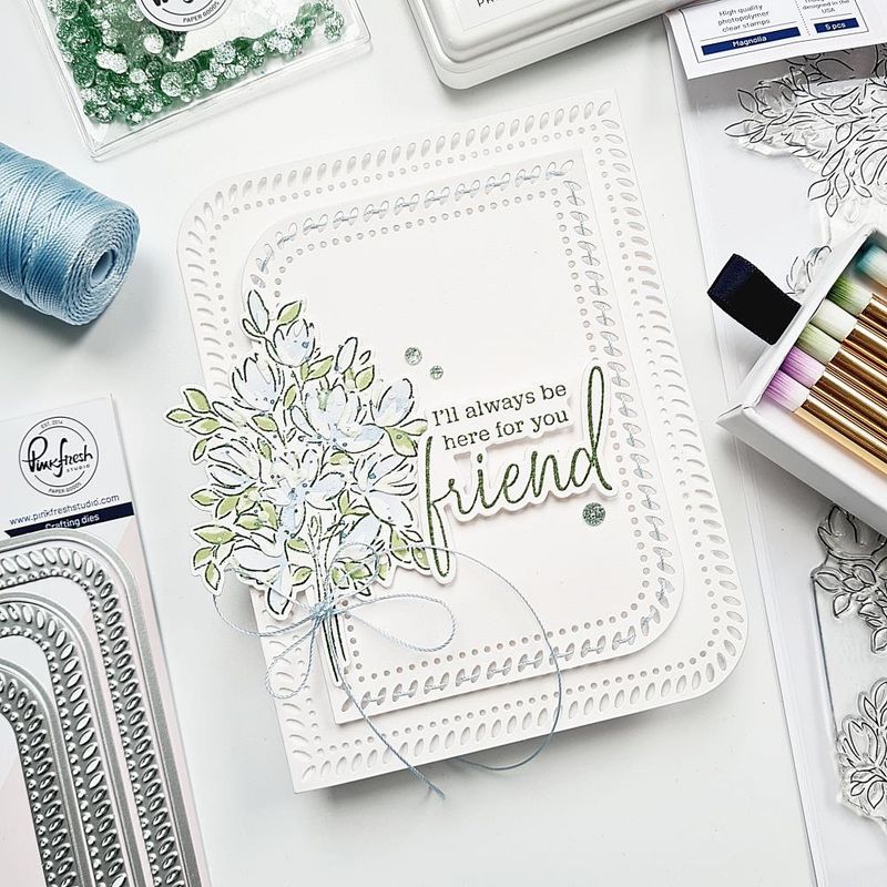 Artistic Magnolias - stempel
