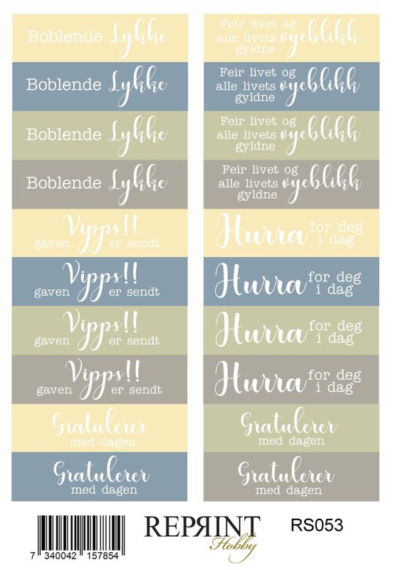 Summer Meadow Norsk text - 11x16 cm