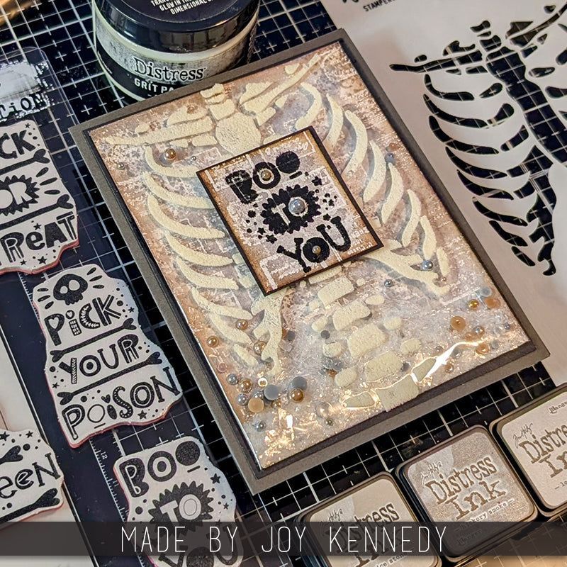 Halloween Whatnots Tim Holtz Cling Stamps