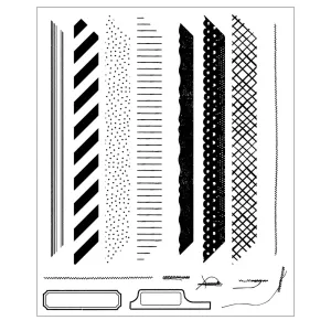 Hovedbilde Clear Stamps w/Framelits Die ...