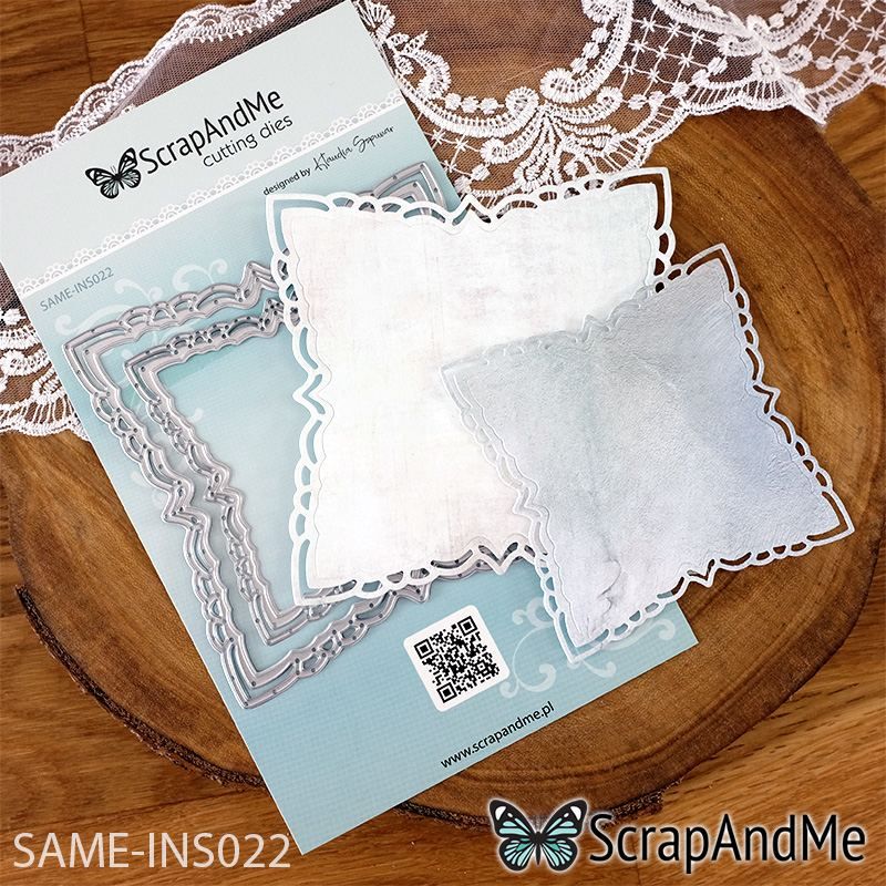 Die Decorative Squares - 12 cm/9,3 cm - 022
