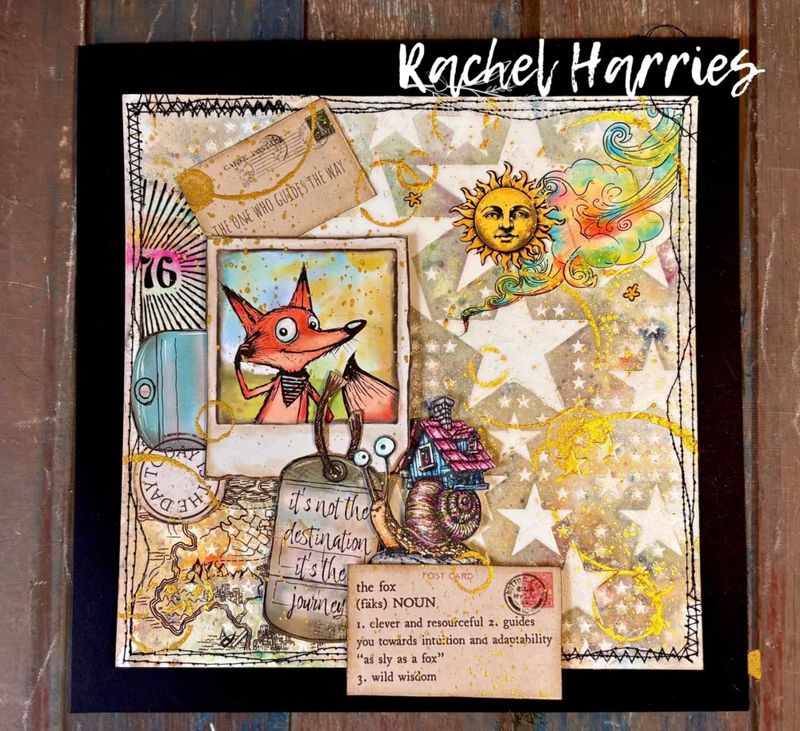 Creative Ember Designs - Art Journal - The Travellers - 20x20cm 