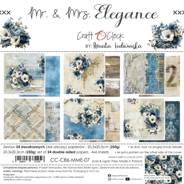 MR. & MRS. ELEGANCE - 20,3X20,3CM